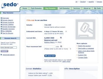 SEO 736 auction
