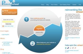 publicity-wheel-homepage Publicity Wheel Homepage