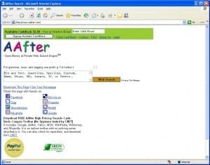 aafter homepage