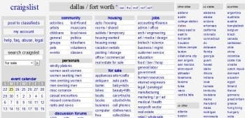 dallas craigslist