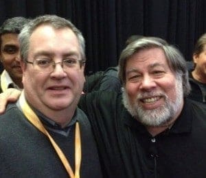 Steve Wozniak, the Co-Founder of Apple Computer, with Bill Hartzer