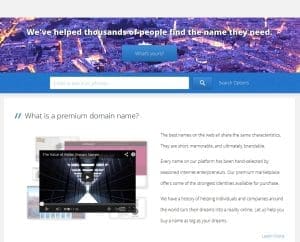 Domain Name Sales