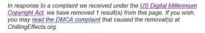 google dmca search notice