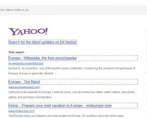 yahoo alerts