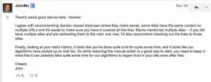 google reconsideration request recover trust