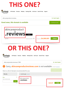 godaddy price confusion