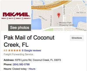 5379 Lyons Rd PAK Mail