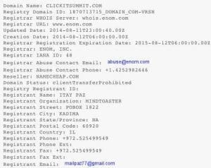 clickitsummit-whois