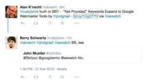 "Not Provided" Keywords Expand to Google Webmaster Tools