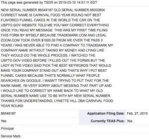 trademark filing