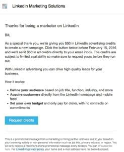 linkedin spam