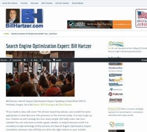 search engine optimization expert Bill Hartzer