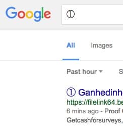google search results characters - example