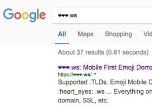 emoji domains