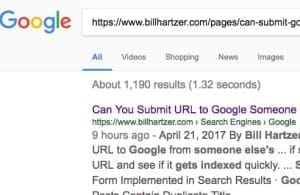 submit url to google