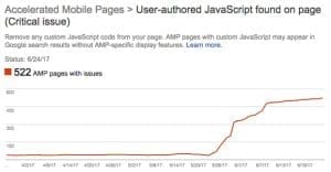 Google amp error