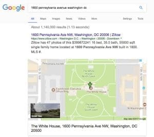 1600 pennsylvania avenue washington dc