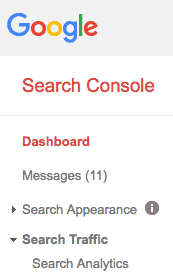 search analytics navigation
