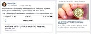 facebook bitcoin ads