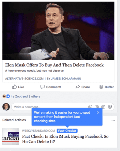 facebook fact checker