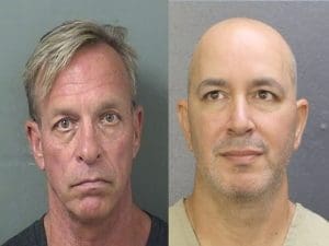 Mugshots of Thomas Keesee and Sahar Sarid