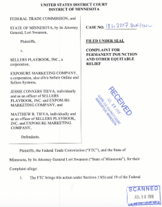 FTC complaint, Sellers Playbook