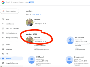 google small business community members
