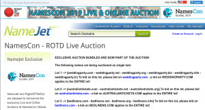 NamesCon - ROTD Live Auction
