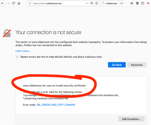 slideshare down