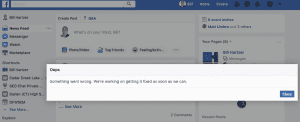 Facebook down March 13, 2019