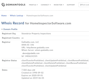 domain name whois