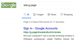 google short urls indexed