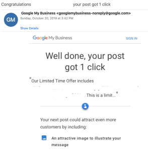 Google My Business 1 Click