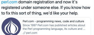 Someone Stole My Domain Name: Perl.com Domain Name Theft