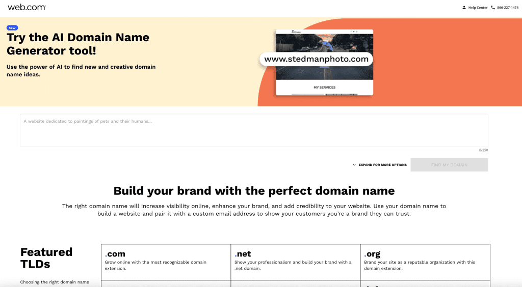 AI Domain Name Generator