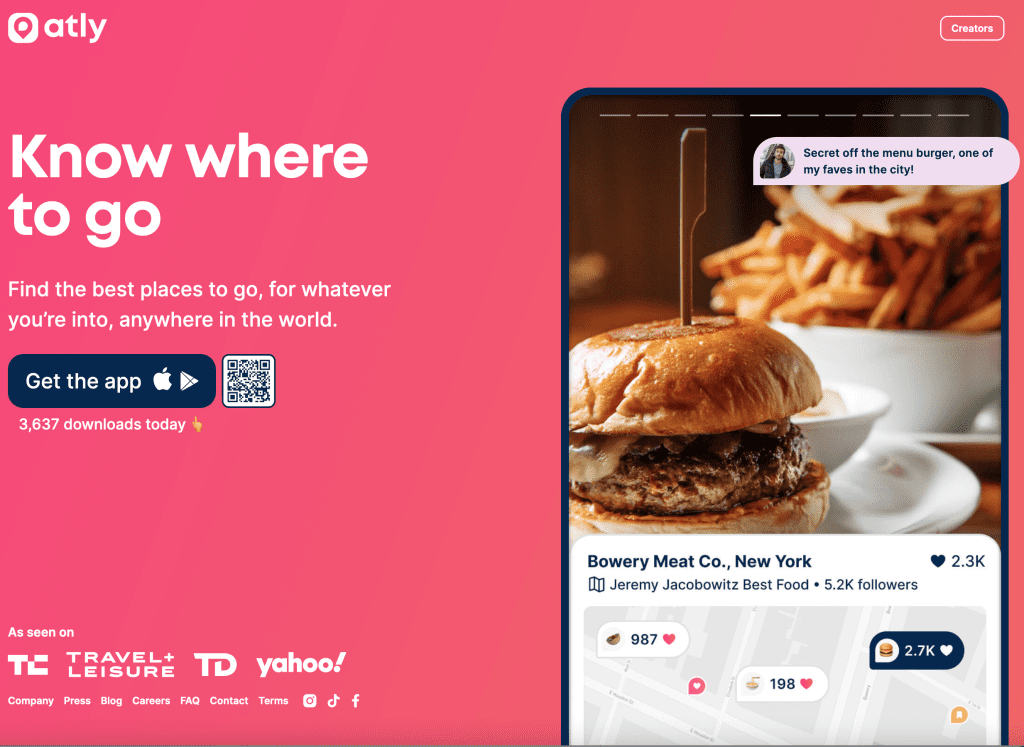 Atly ask around app