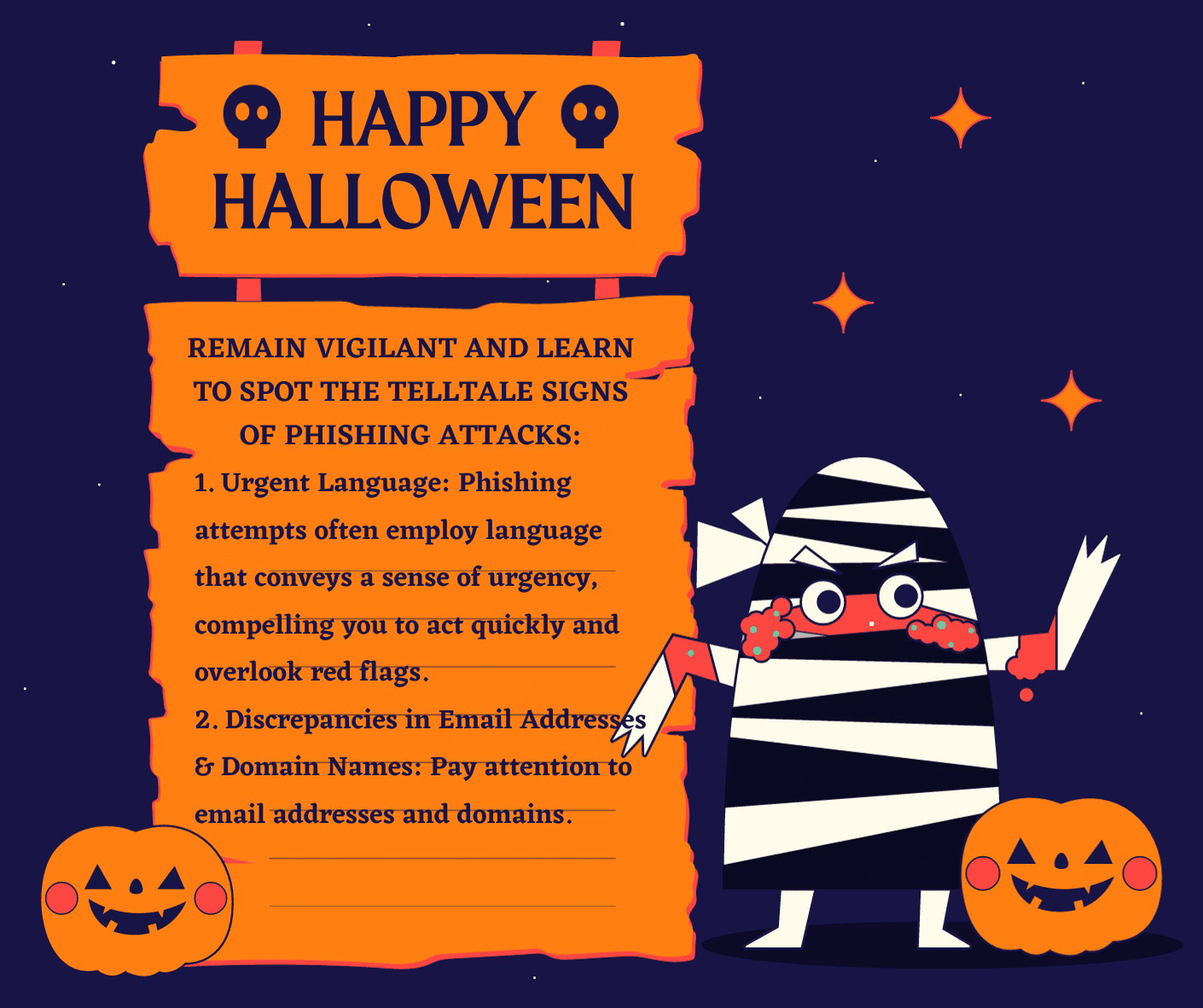 Remaining vigilant and learning to spot the telltale signs of phishing attacks