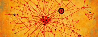 Majestic link graph modern art