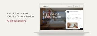 Tambourine Eliminates Pop-Ups with Native Website Personalization