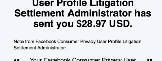 Facebook Consumer Privacy User Profile Litigation Settlement