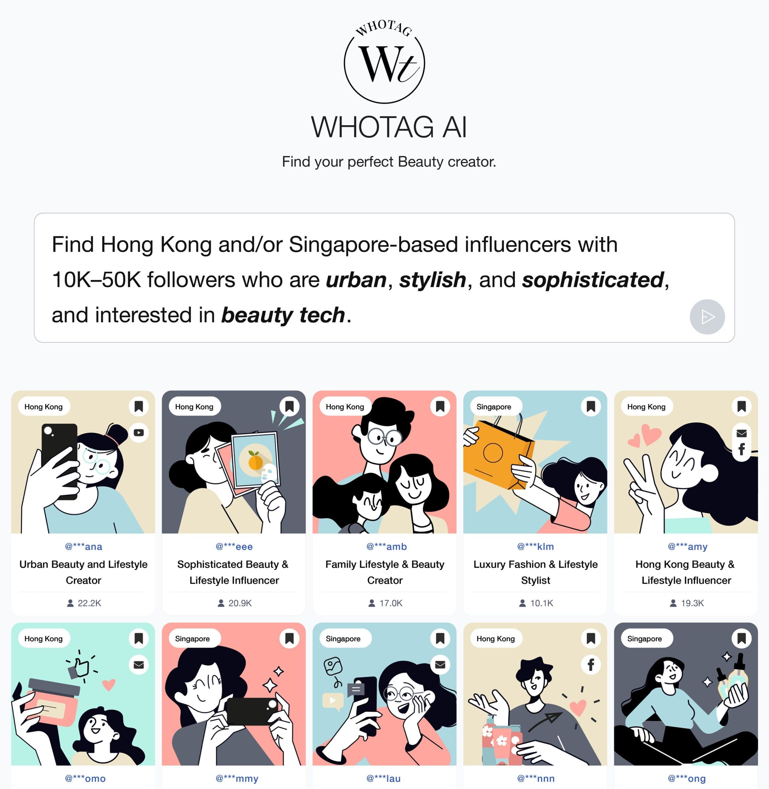 WHOTAG, the AI-Powered Influencer Discovery Service, Is Now Launched Globally
