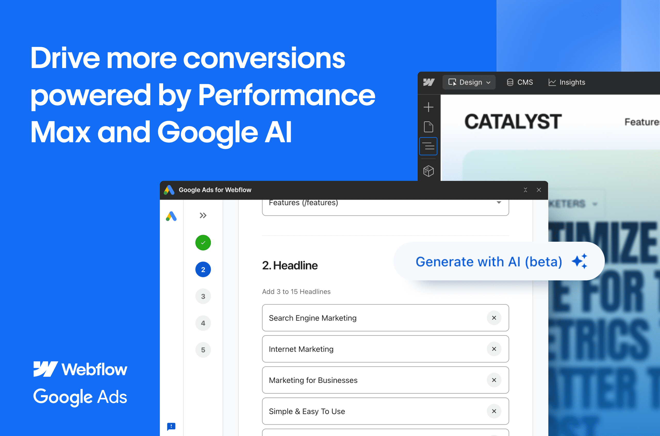 Webflow google ads