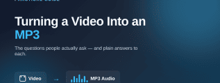 turning a video into an mp3